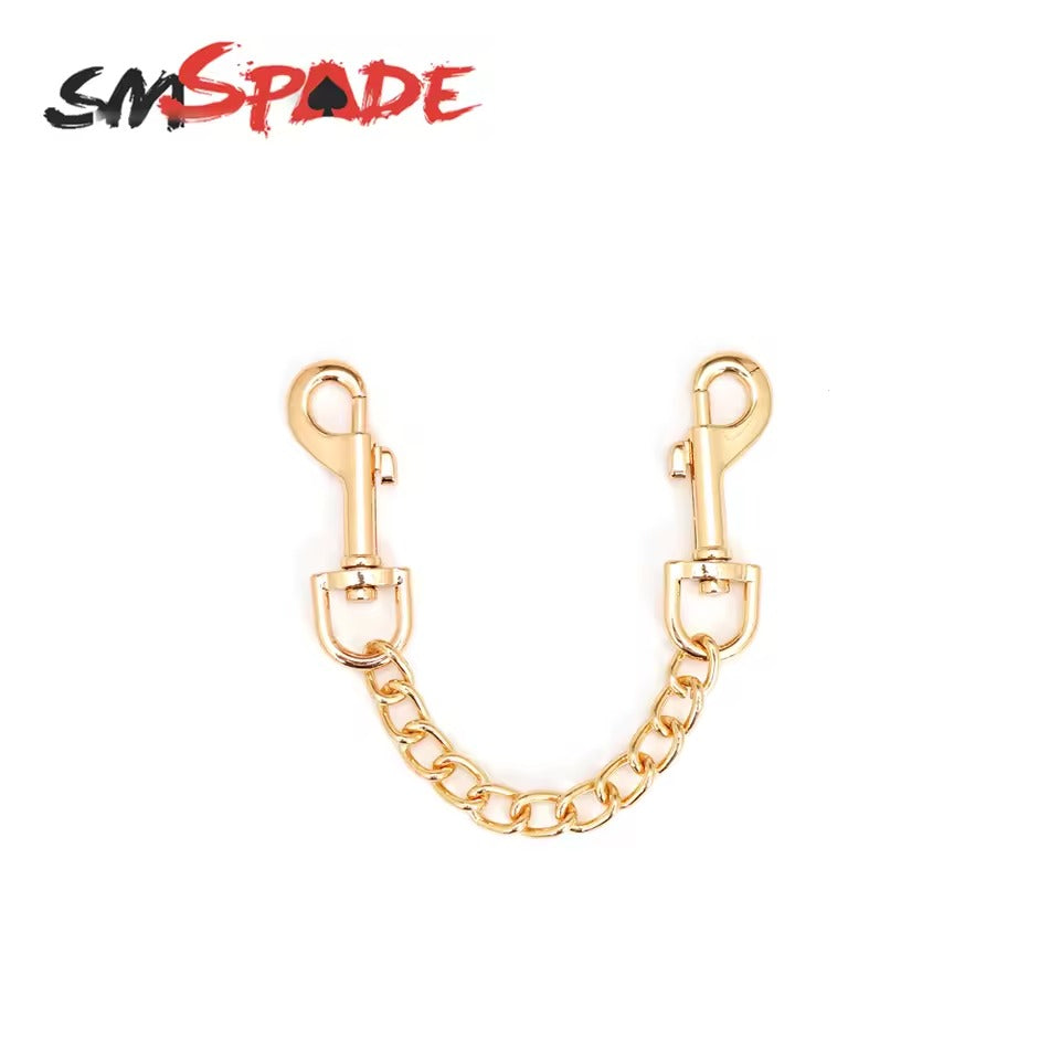 Handcrafted BDSM Bondage Set || Adjustable Neck Choker to Wrist Cuffs || Durable Bedroom Straps Restraint || Kinky Roleplay LGBT Sex Couples