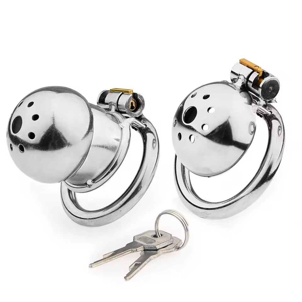 Chastity Cage with Urethral Plug