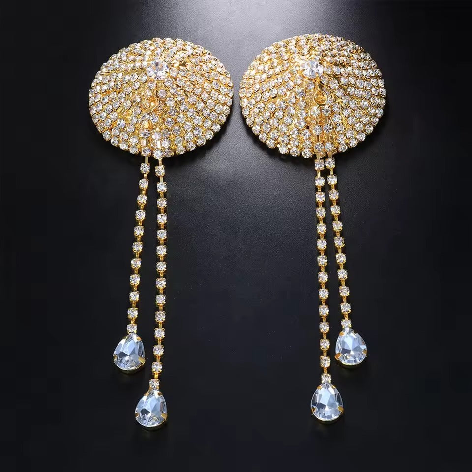 Metallic Nipple Pasties for BDSM, Crossdressing & Lingerie Lovers