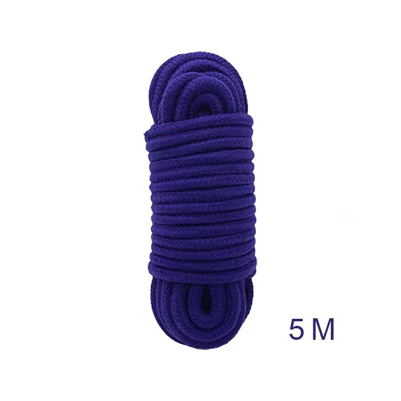 Silk-Bound Shibari Rope