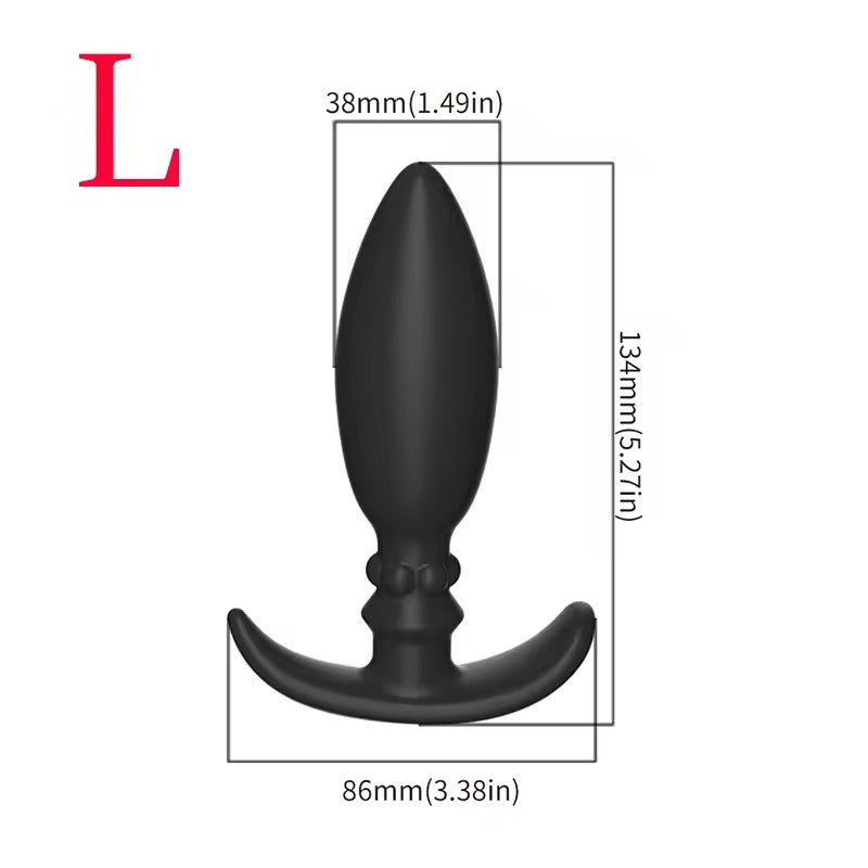 Soft Silicone Anal Plug - 3 Sizes