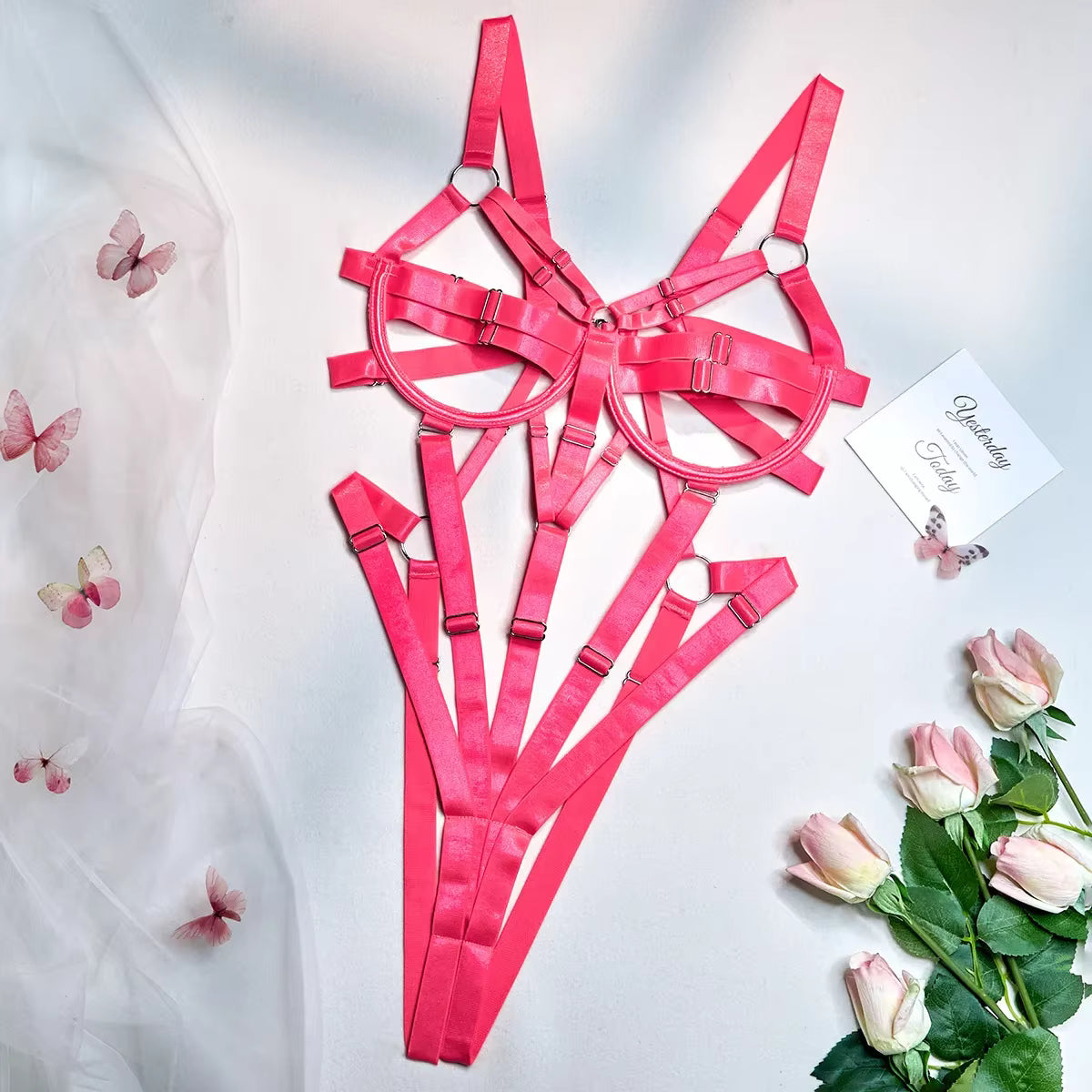 Cut-Out Harness Bodysuit