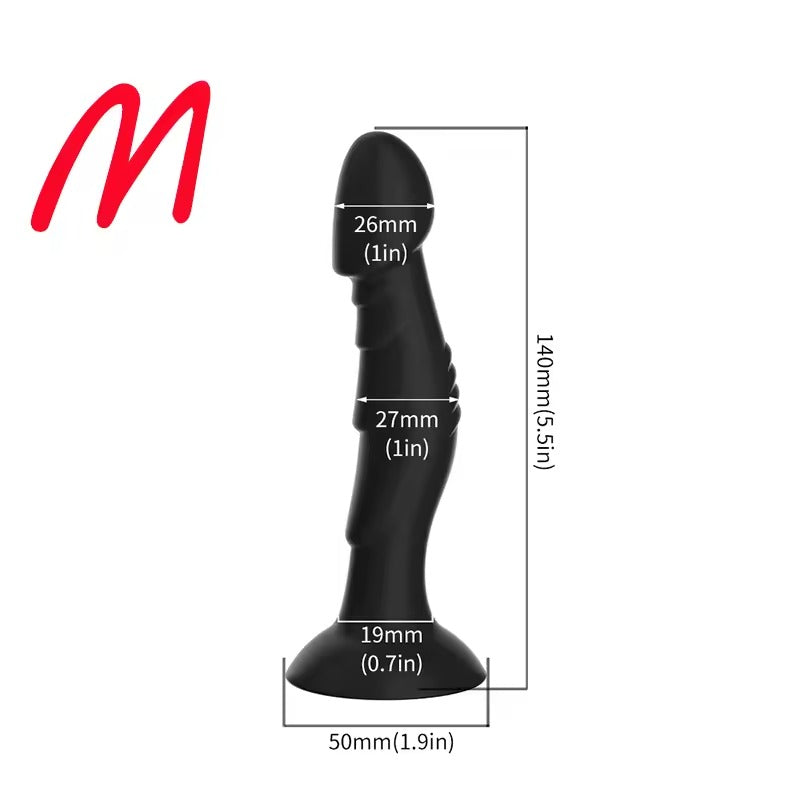 Soft Silicone Anal Plug - 3 Sizes