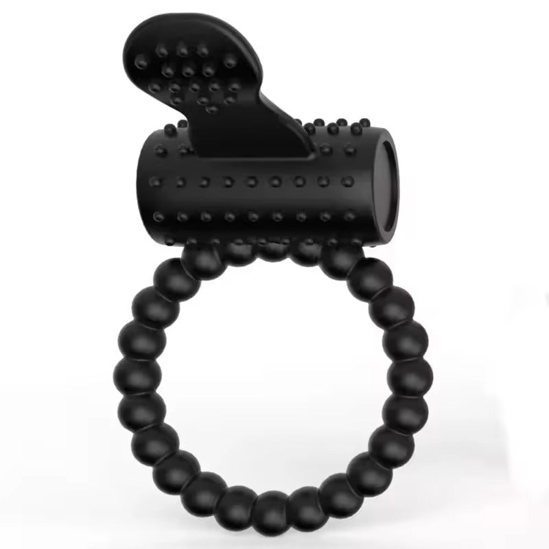 Handcrafted Men's Vibrator Ring || Penis Cock Extender with Delay Ejaculation Feature LGBT || Erotic Couples' Vibrating Stimulator || 42mm