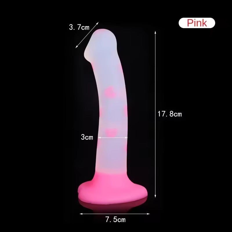Luminous Jelly Dildo for Beginners