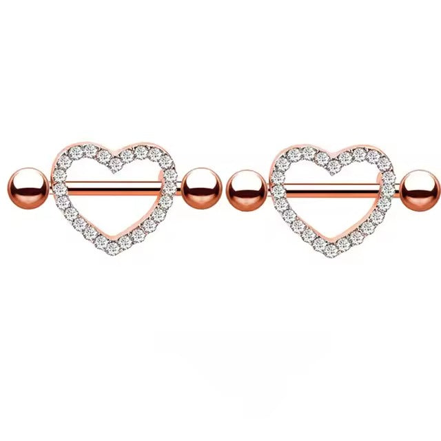 Stainless Steel Nipple Barbell