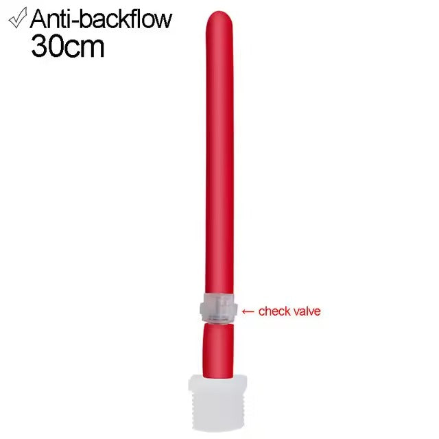 50 to 200cm Fist Anal Douche Gel Hose Silicone Tube Enema Syringe Anal Shower Cleaning Plugs Butt Nostril Tip Faucet Gay Sex Toys