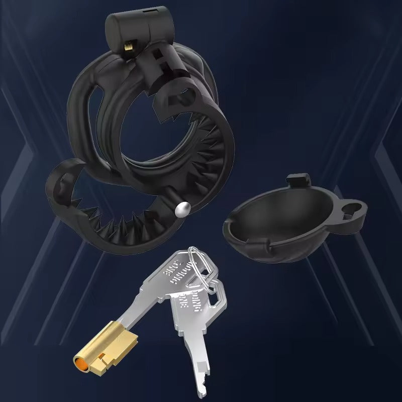 Removable Slide Cap Cock Cage || Sissy Male Chastity Device || 2 Types of Penis Rings || Adult Sex Toys Long-Term Wear BDSM Bed Restraints