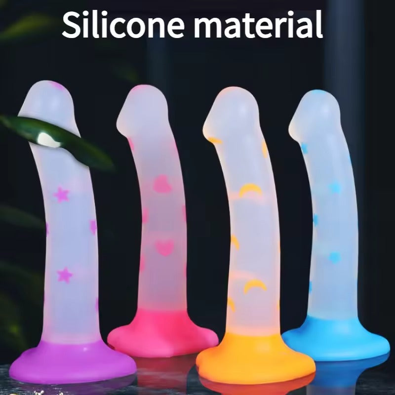 Luminous Jelly Dildo for Beginners