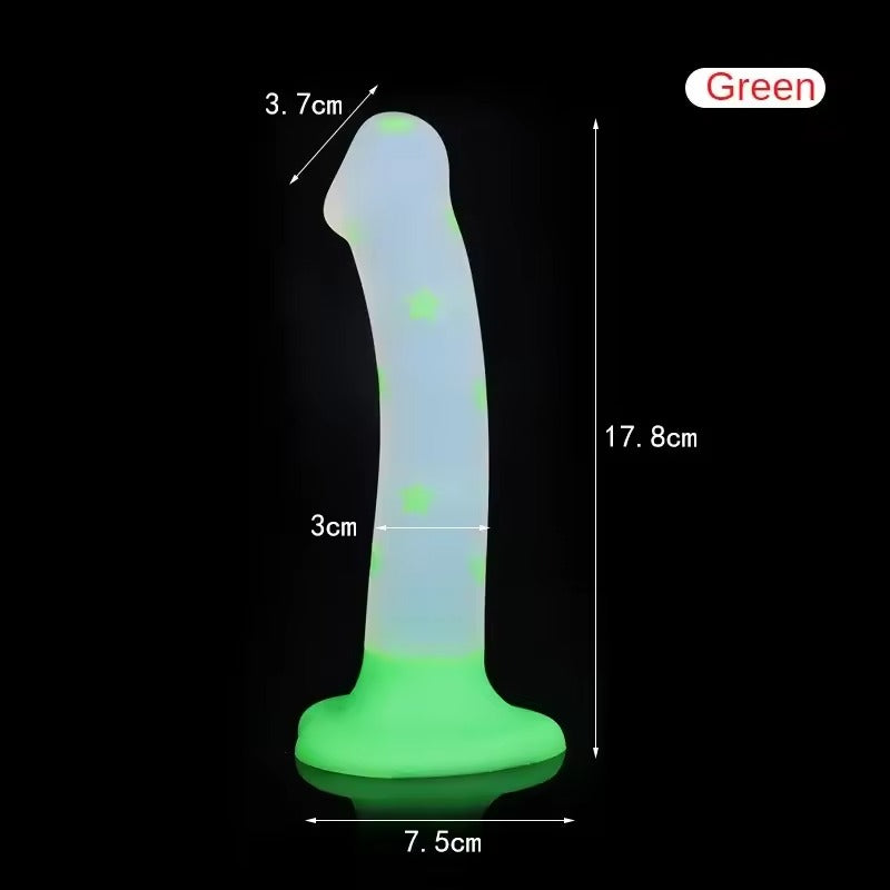 Luminous Jelly Dildo for Beginners