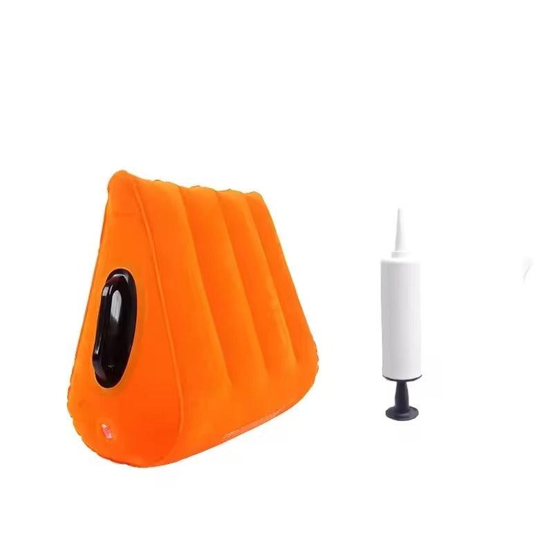 Inflatable Sex Pillow with Hole || Cushion Insert Plug || Couples Aid Furniture for BDSM || Toughage Bed Bedroom Pillow || PVC & Cashmere