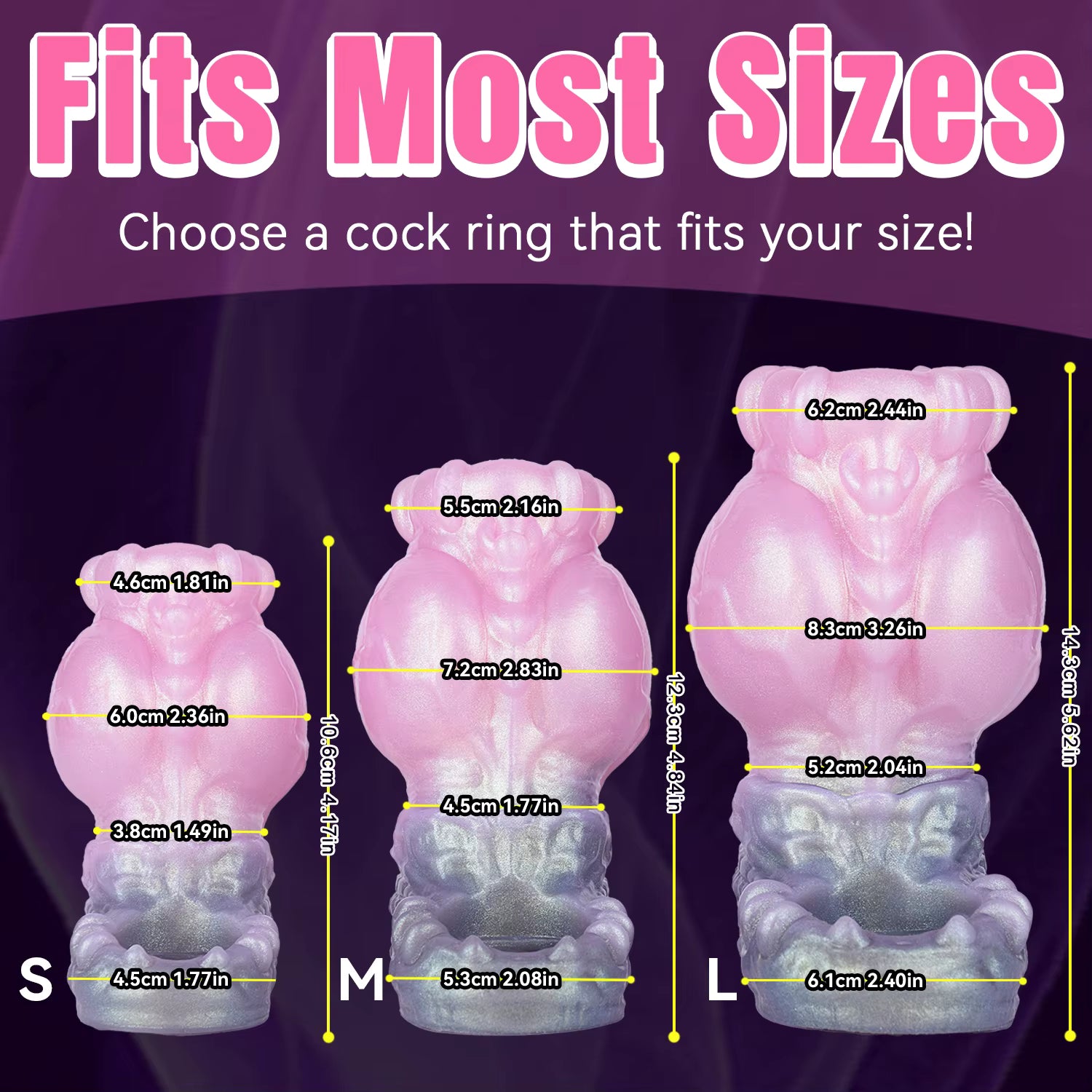 Fantasy Wolf Knotting Cock Ring