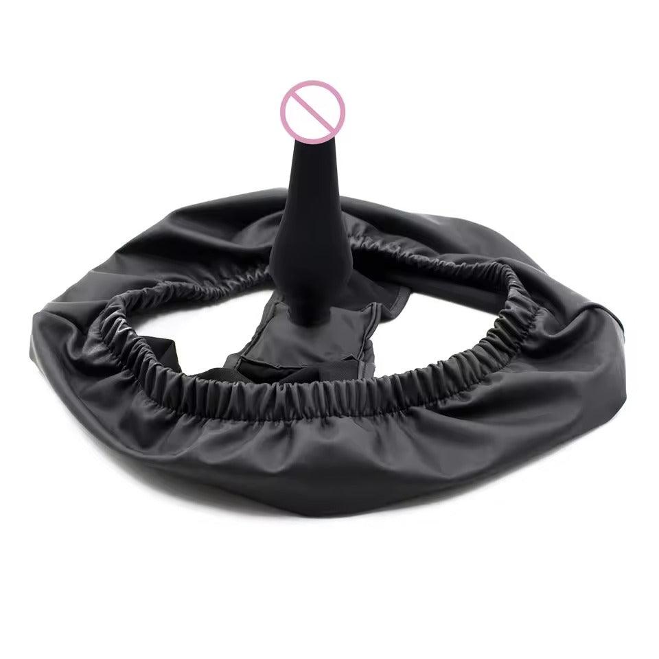 Chastity Panties with Dildo and Anal Plug || Fabric Underwear BDSM Restraint || Adult Sex Toys LGBT Couples || Pegging Solo Public Lesbian