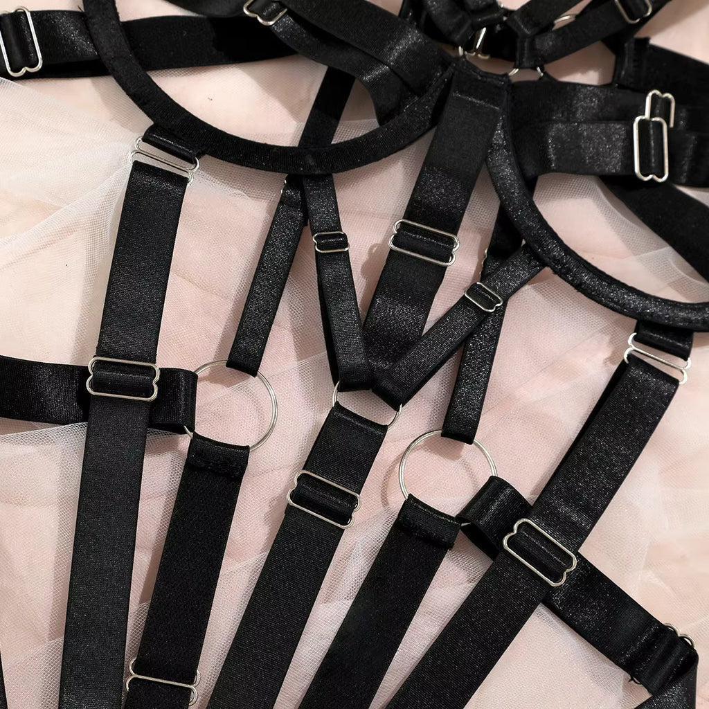 Cut-Out Harness Bodysuit