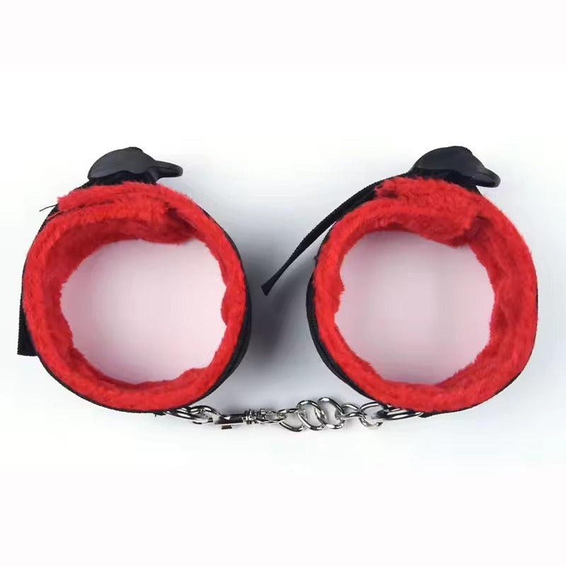 PU Leather Whip and Handcuffs Kit