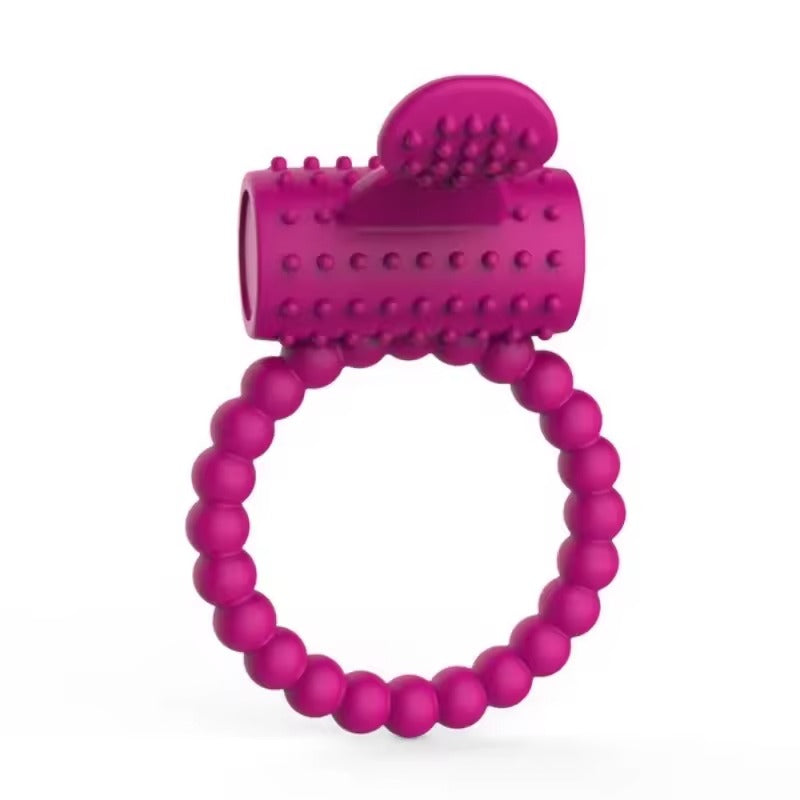 Handcrafted Men's Vibrator Ring || Penis Cock Extender with Delay Ejaculation Feature LGBT || Erotic Couples' Vibrating Stimulator || 42mm