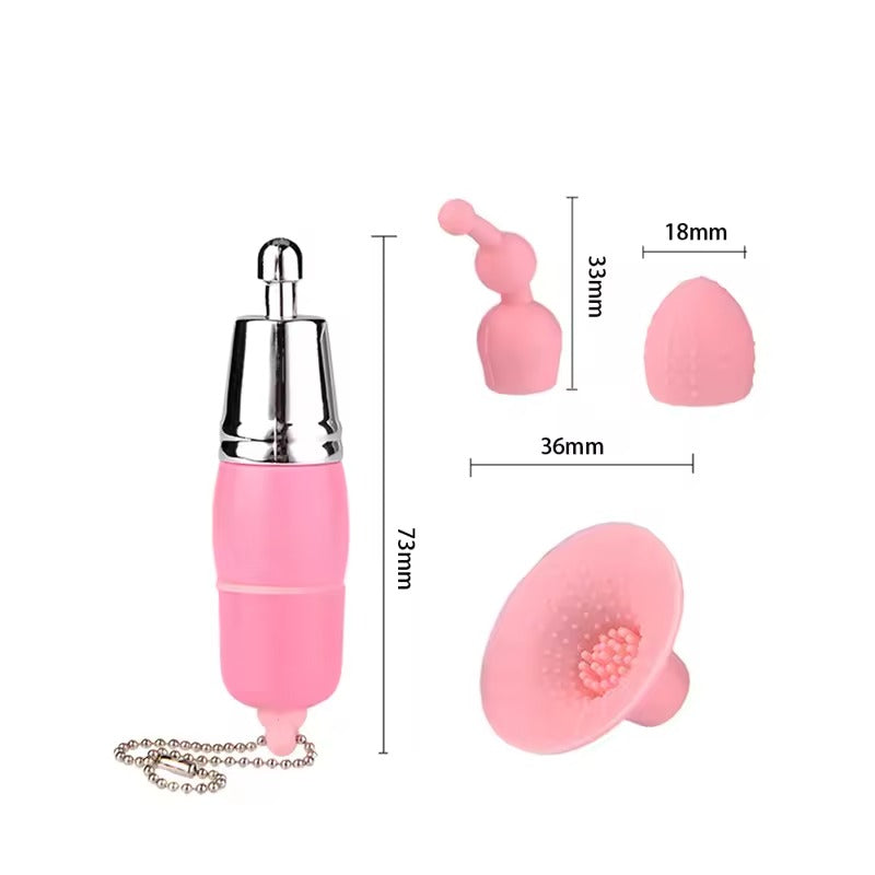 Vibrator with Sucker for Clitoral Stimulation