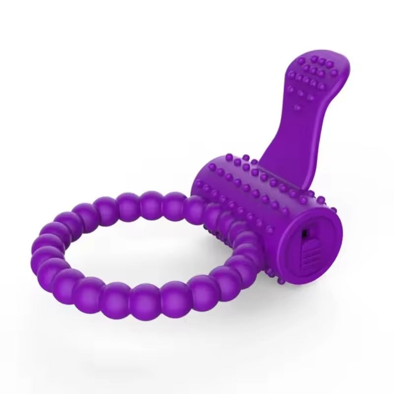 Handcrafted Men's Vibrator Ring || Penis Cock Extender with Delay Ejaculation Feature LGBT || Erotic Couples' Vibrating Stimulator || 42mm