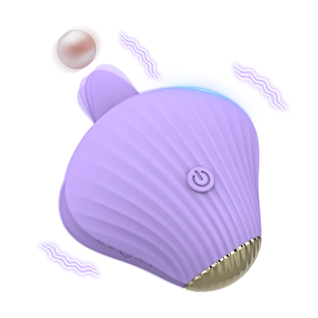 Clam Shell Vibrator Licking Tongue 10 Modes