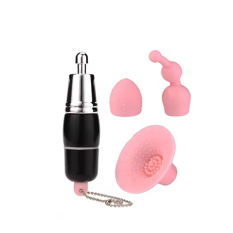 Vibrator with Sucker for Clitoral Stimulation