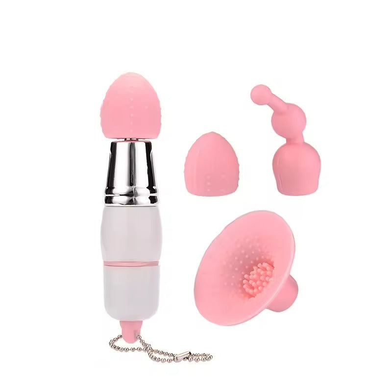 Vibrator with Sucker for Clitoral Stimulation