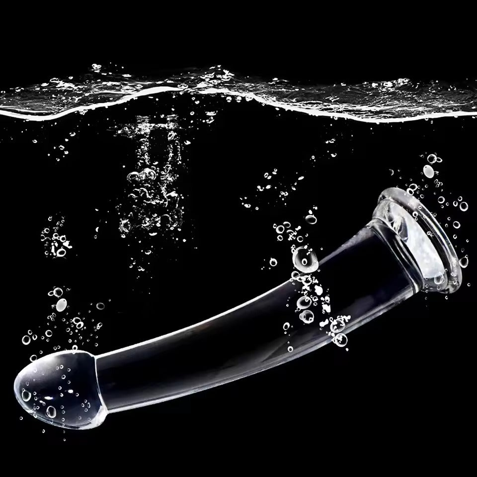 Clear Silicone Dildo with Suction Cup - 3 Sizes