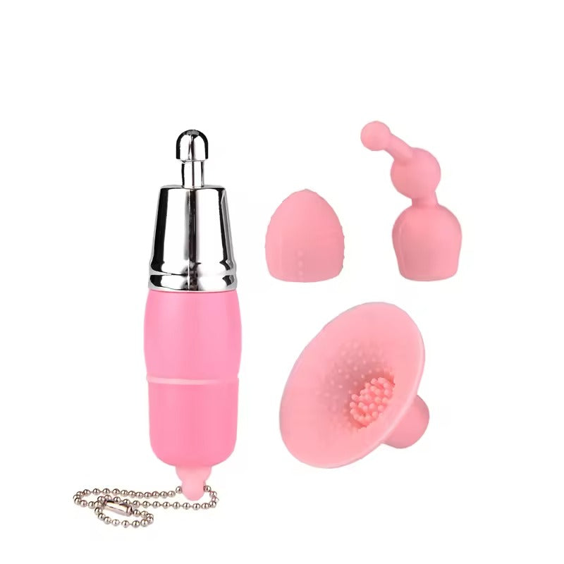 Vibrator with Sucker for Clitoral Stimulation