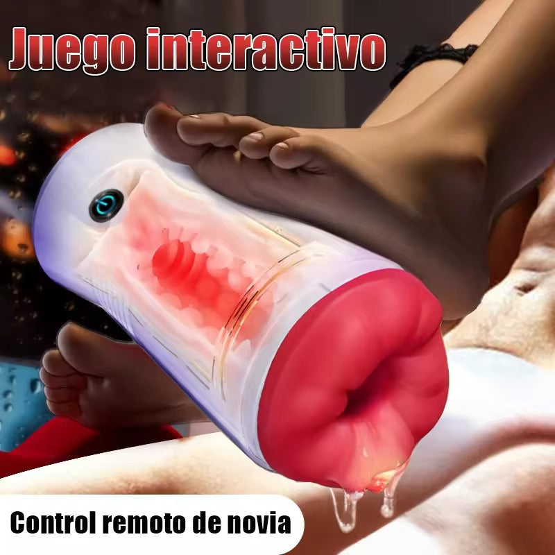 Remote Male Masturbation Cup with Memory Function – App-Controlled
