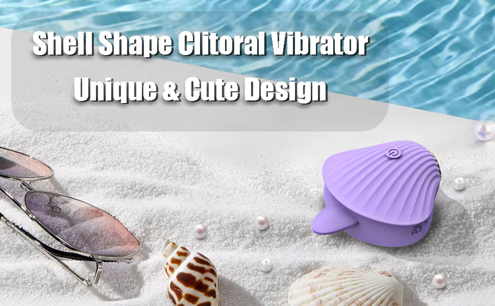 Clam Shell Vibrator Licking Tongue 10 Modes