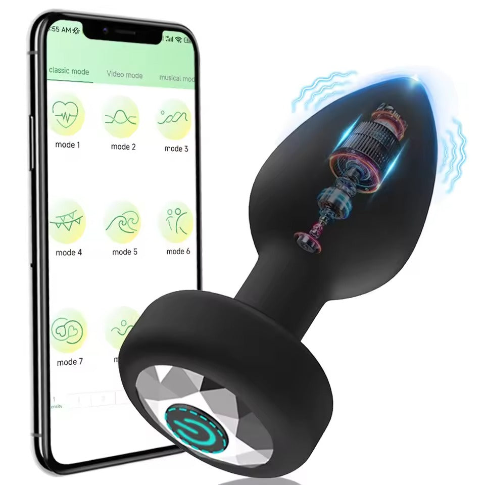 Anal plug adult sex toy with wireless remote control 10 frequency vibration small butt plug for prostate massage vibration 18+