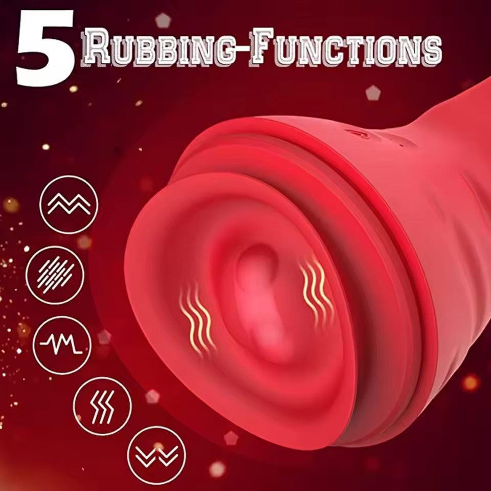 Festive Christmas Hat Dildo Vibrator || Dual G-Spot Clitoral Stimulation || Discreet & Portable Adult Toy || Perfect Couples Holiday Gift