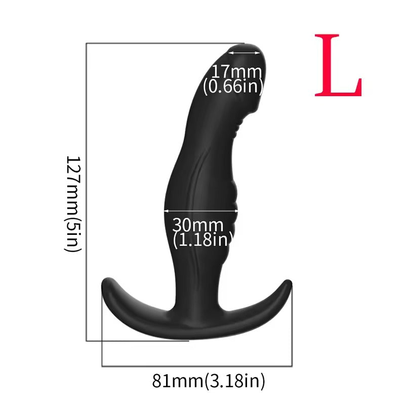 Soft Silicone Anal Plug - 3 Sizes