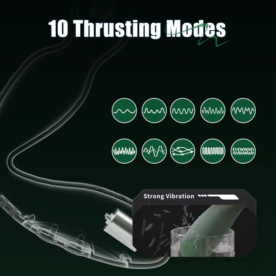 Jissbon Prostate Massager Anal Vibrator Anal Plug Anal Penetration 20 Dual Pleasure Modes Sexy Anal Vibrator for Adults Men