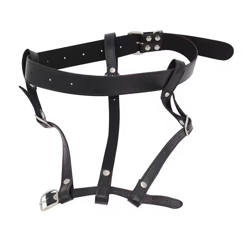 Strap-On BDSM Bondage Vibrator Panties || Female Masturbator Harness || Massage Stick Holder || Chastity Belt Sex Toy | Solo Couples Lesbian