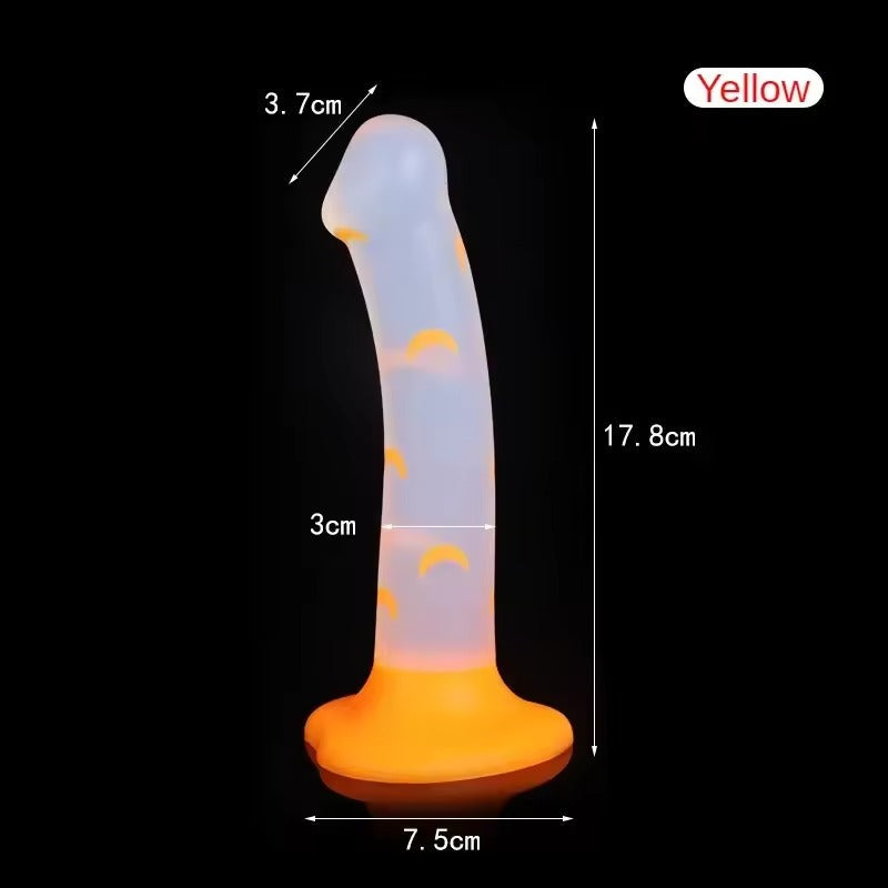 Luminous Jelly Dildo for Beginners