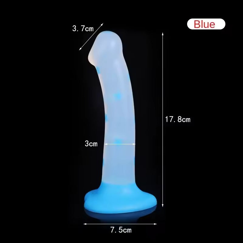 Luminous Jelly Dildo for Beginners