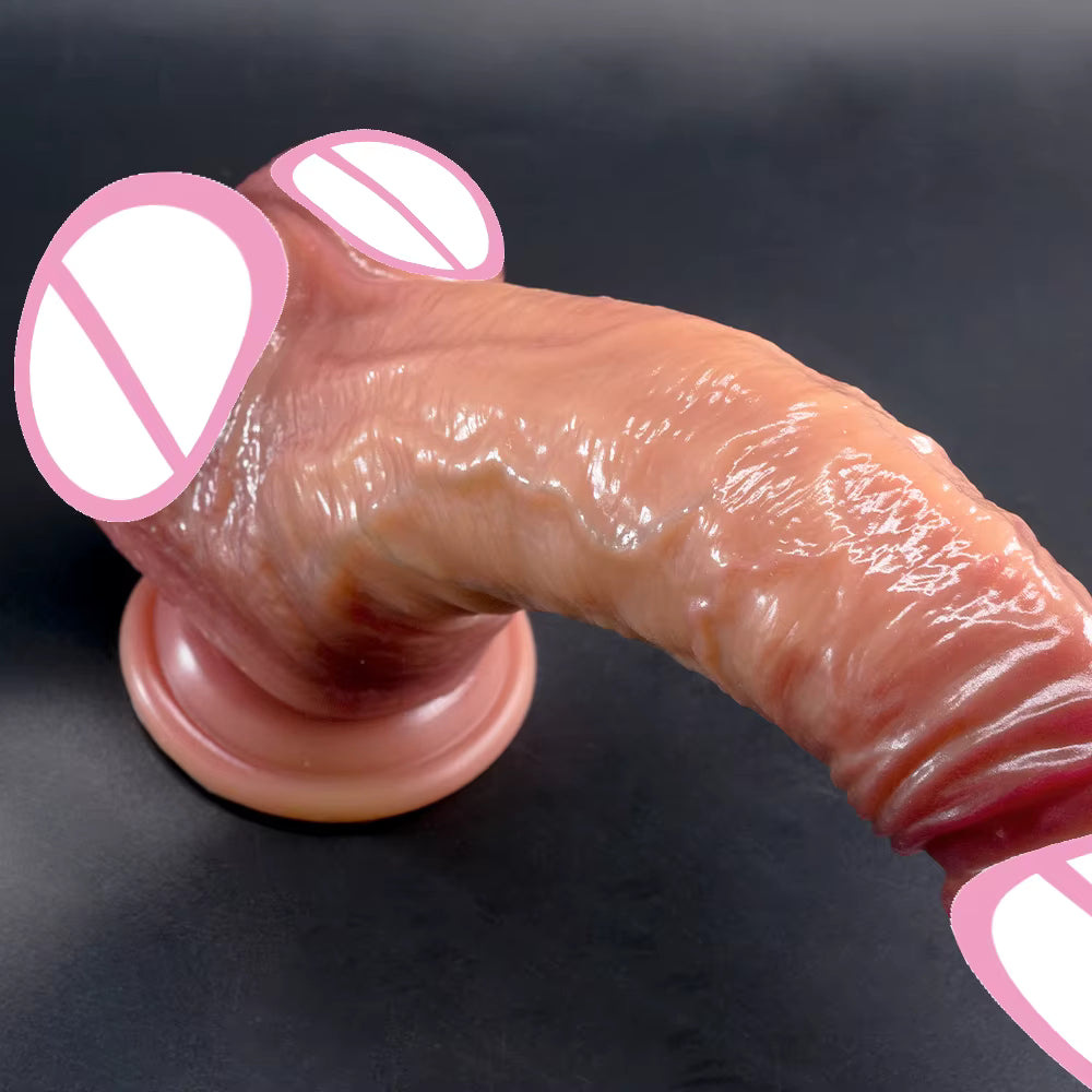 Realistic Sliding Skin Dildo