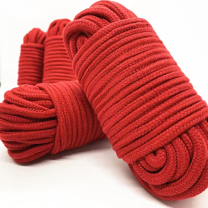 Silk Bound Cotton Rope Couple Sexy Play Castration Bondage Body Bound Role-Player Shibari Fetishism Flirting Pornographic Products