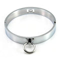 Steel Slave Collar for BDSM, Crossdressing & Plus Size Lingerie Play