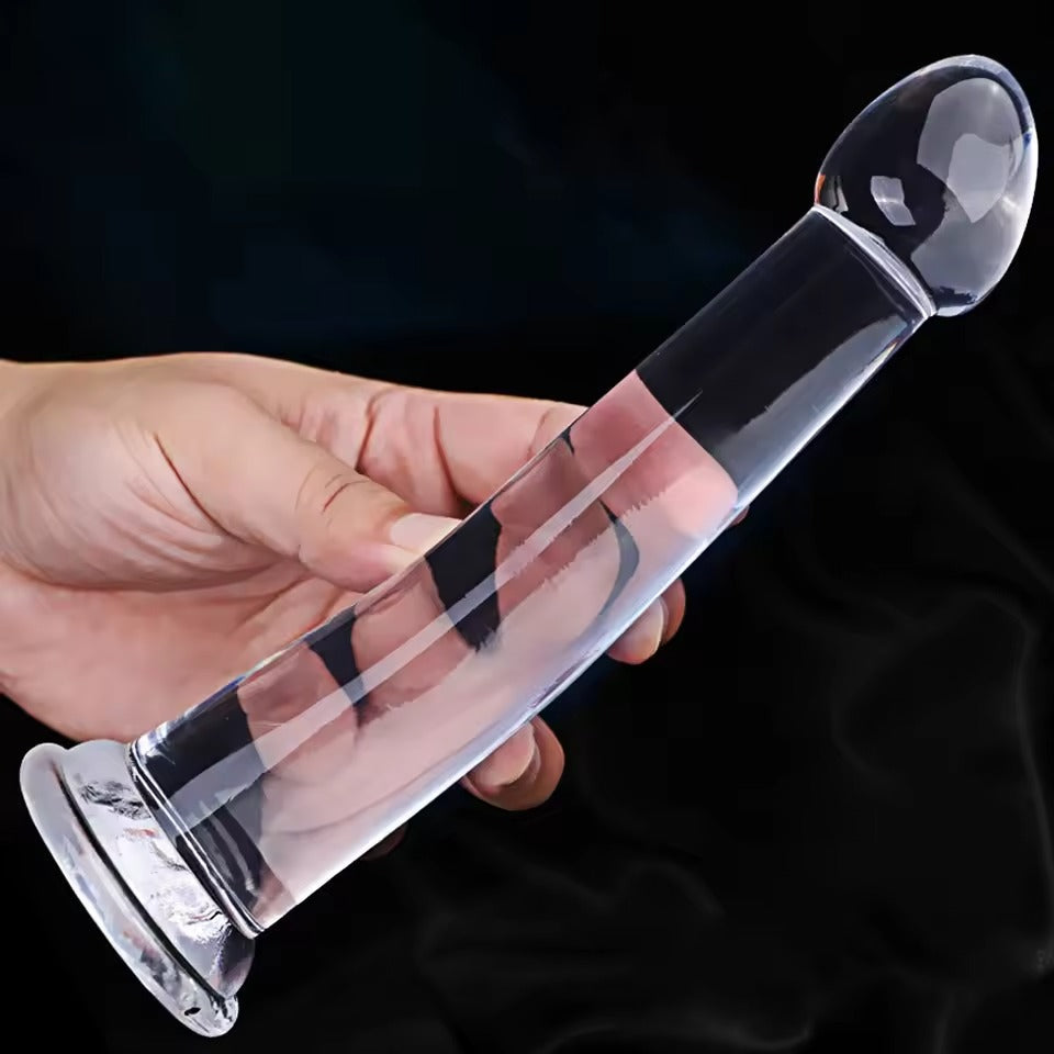 Clear Silicone Dildo with Suction Cup - 3 Sizes