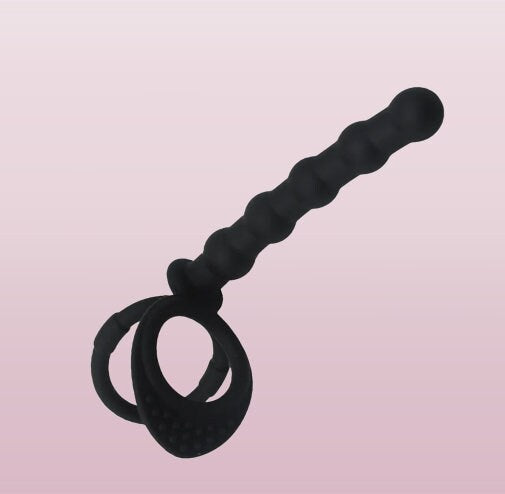 Dual Penetration Anal Plug and Dildo Set