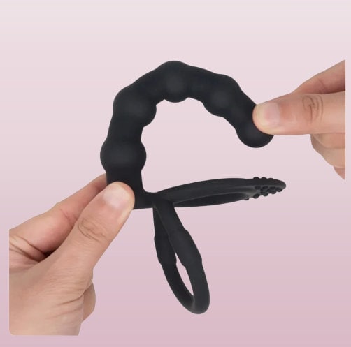 Dual Penetration Anal Plug and Dildo Set