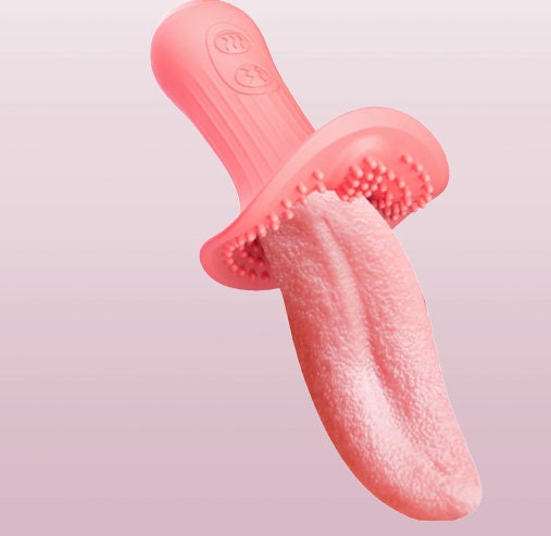 Realistic Tongue Licking Vibrator || Clit & Breast Stimulation || Handmade Multi-Mode Sex Toy for Women || Soft Silicone Masturbation Toy