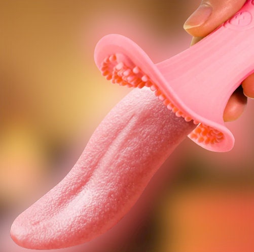 Realistic Tongue Licking Vibrator || Clit & Breast Stimulation || Handmade Multi-Mode Sex Toy for Women || Soft Silicone Masturbation Toy