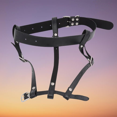 Strap-On BDSM Bondage Vibrator Panties || Female Masturbator Harness || Massage Stick Holder || Chastity Belt Sex Toy | Solo Couples Lesbian