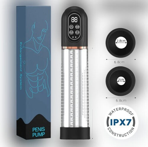 IPX7 Waterproof Penis Pleasure Masturbator || 4 Suction Levels || Intense Pleasure Orgasm for Men || Enhanced Suction Masturbator Toy