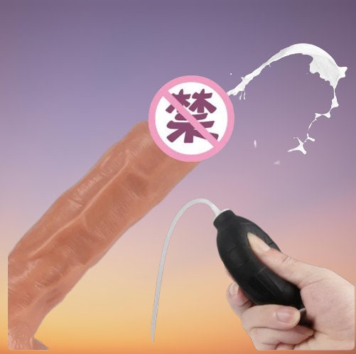 Realistic Squirting Dildo || Ejaculating Cum Come Huge Adult Toy || Vagina Massager for Women || Masturbation Skin Feel Water Spray Penis