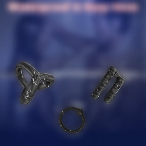 Silicone Penis Ring Set || Reusable Cock Rings for Men || Enhancer Rings - Prolonged Experience || Various Sizes, Bedroom Bed Restraints Gay