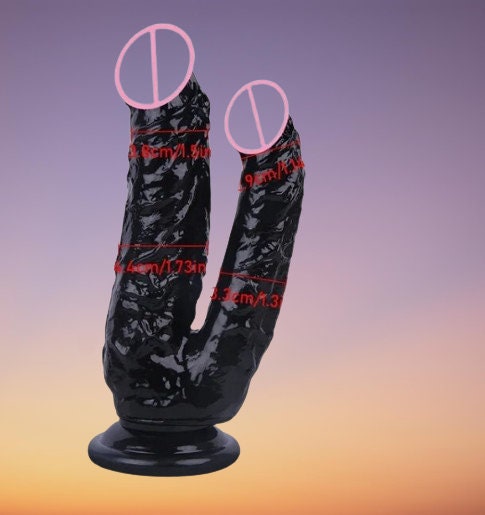 Dual-Purpose Realistic Dildo || Real Foreskin || Anal Vaginal Play || Lesbian & Couples Toy || 4 Diff Skin Tones | 21cm x 4cm and 18cm x 3cm