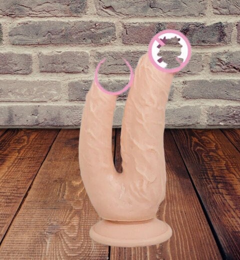 Dual-Purpose Realistic Dildo || Real Foreskin || Anal Vaginal Play || Lesbian & Couples Toy || 4 Diff Skin Tones | 21cm x 4cm and 18cm x 3cm